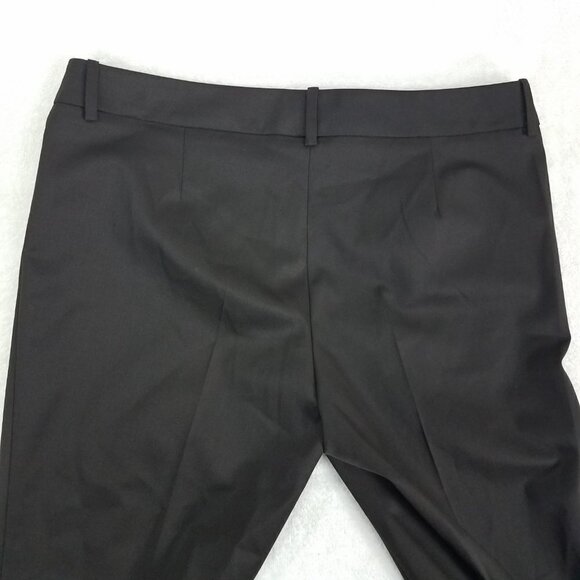 NEW GUCCI Uniform IT Size 44 Black Flared Pants Trousers Black Unfinished Hem - Picture 7 of 13